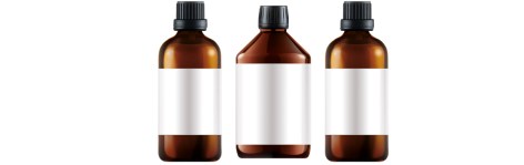 White label carrier oil bottles