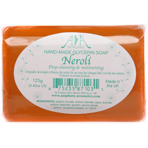 AA Skincare Neroli Clear Vegetable Glycerin Soap 125g Single