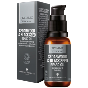 Cedarwood & Black Seed  Beard Oil COSMOS Organic 30ml