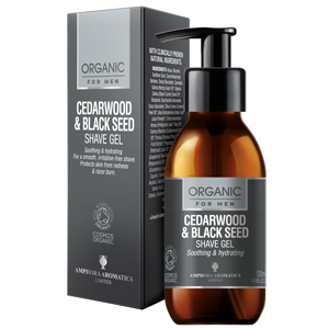 Cedarwood & Black seed Soothing Shave Gel COSMOS Organic  120ml