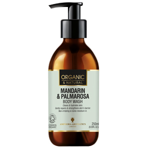 Mandarin & Palmarosa Body Wash COSMOS Organic 250ml