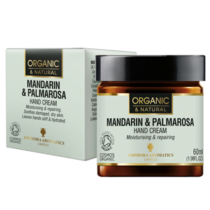 Mandarin & Palmarosa Hand Cream -Cosmos Organic  60ml