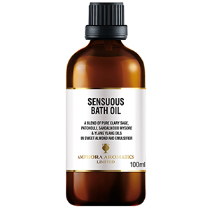 Sensuous Bath Oil 100ml - Glass