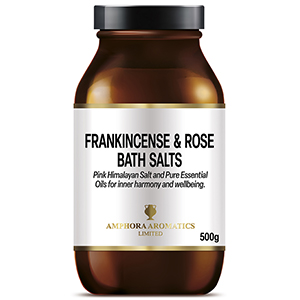 Frankincense & Rose Bath salts 400g