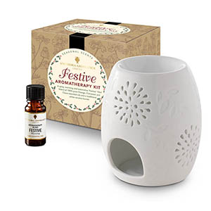 Festive Aromatherapy Kit - with Style 2 traditional burner.