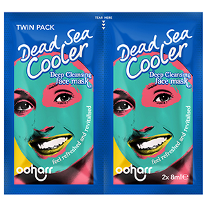 Dead Sea - Cooler Deep Cleansing Face Mask twin Sachet 2 x 8ml