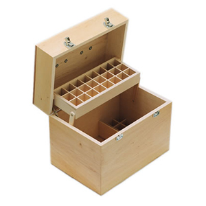 Practitioners Wooden Aromatherapy Box
