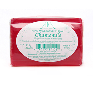 AA Skincare Chamomile Clear Vegetable Glycerin Soap 125g Single