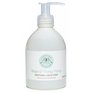 Sage & Ylang Ylang Soothing Liquid Soap 250mls - AA Skincare Single