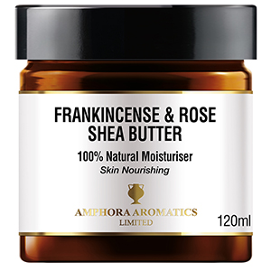 Whipped Frankincense and Rose Shea Butter 120ml NEW FORMULATION Single