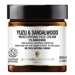 Yuzu & Sandalwood Moisturising Face Cream with Bakuchiol 60ml